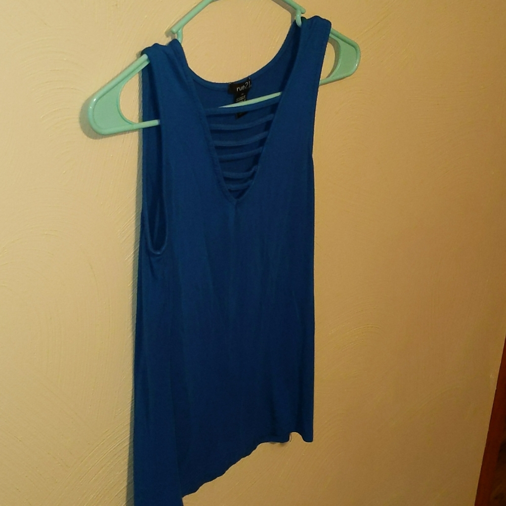 Royal blue shirt